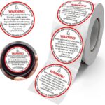 ستيكر تحذيرات للشموع