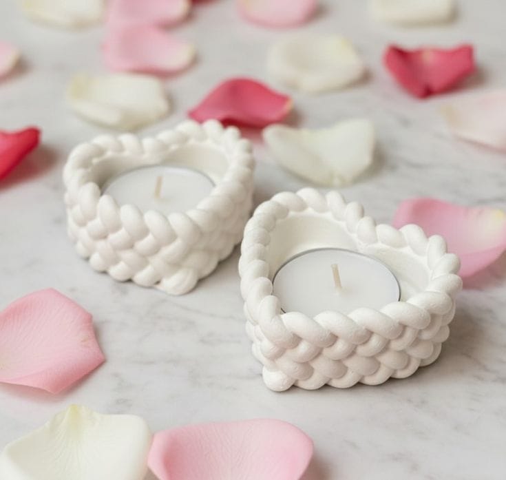 D52 قالب ضفيره علي شكل قلب - الصورة 1