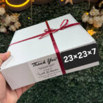 بوكس ابيض حجم ٢٣×٢٣