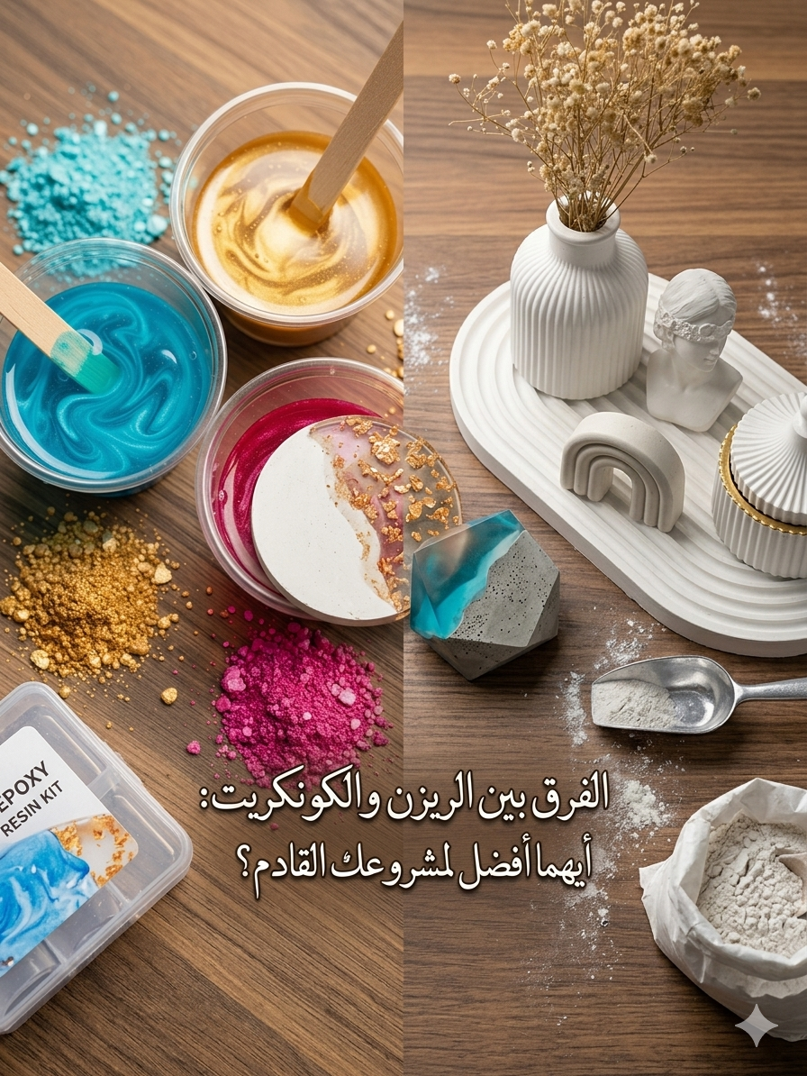 مقارنة بين الريزن والكونكريت