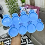 توزيعات الخطوبة والفرح شكل دبلة جوهرة