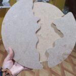 قاعدة ساعة خشبية عشوائية مقاس 30 سم