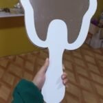 مراية ضرس بقاعدة خشبيه